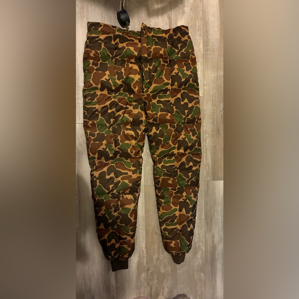 Vintage Goose Down Camo Pants